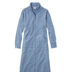 L.L. Bean Winter Fleece Robe, Zip Front, Medium